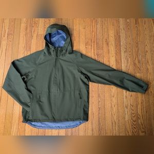 Men's Waterproof Rain Coat Jacket - All in Motion - Olive Green Size L -Outdoors